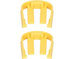 2-delige Gele C-Clips - Geschikt voor Karcher K2 K3 K7 Drukspuitpistools