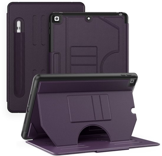 Étui magnétique Solidenz iPad 9 2021 / iPad 8 2020 / iPad 7 2019 - 10,2 pouces - Violet