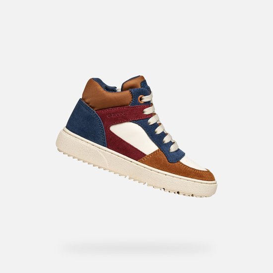 Halfhoge baskets J46LDC - J THELEVEN BOY GEOX bruin