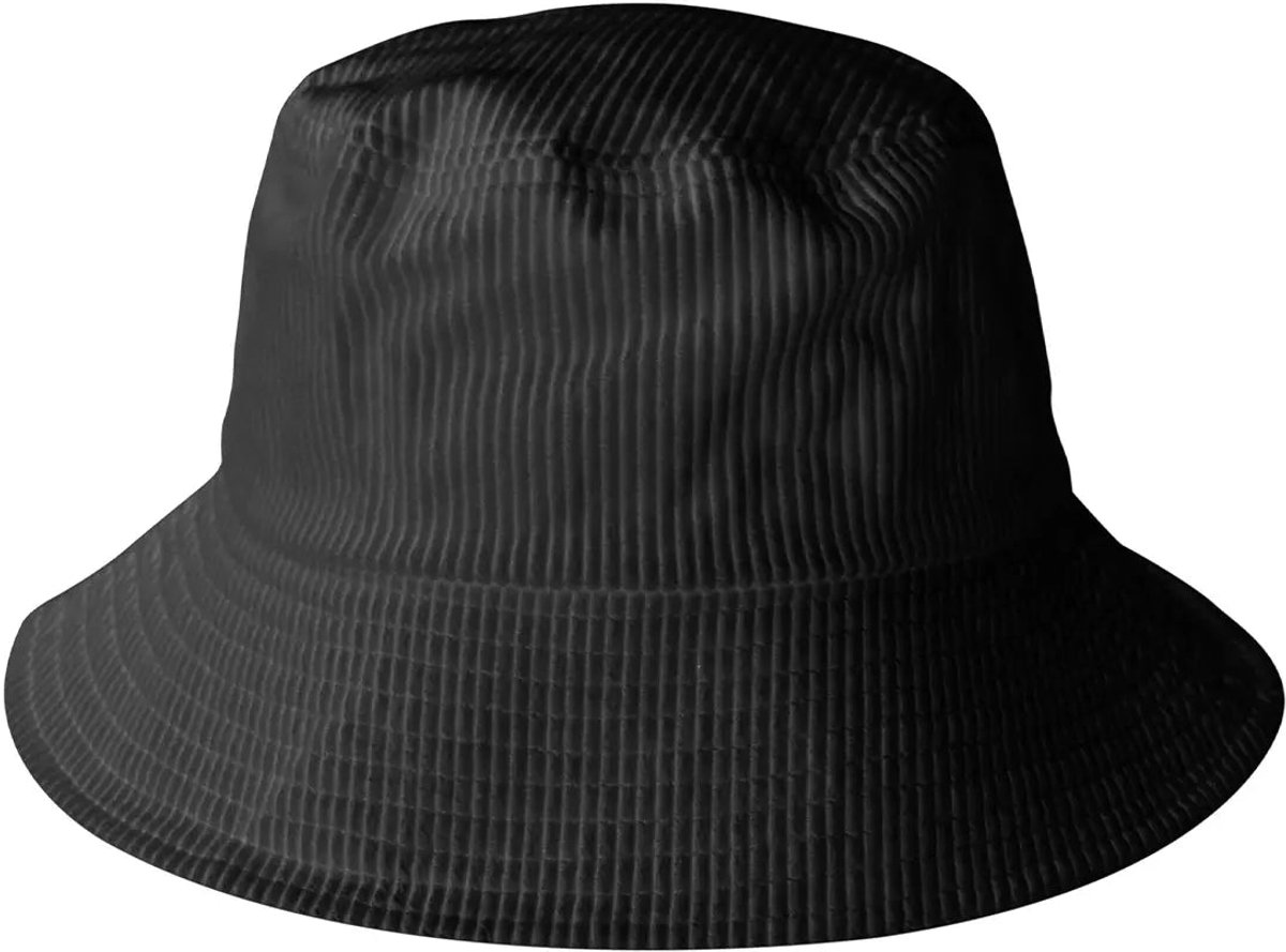 René Bucket Hat Dames Winter 100% Katoen 360FIVE Everyday - Maat: S-M: 56 cm - Zwart