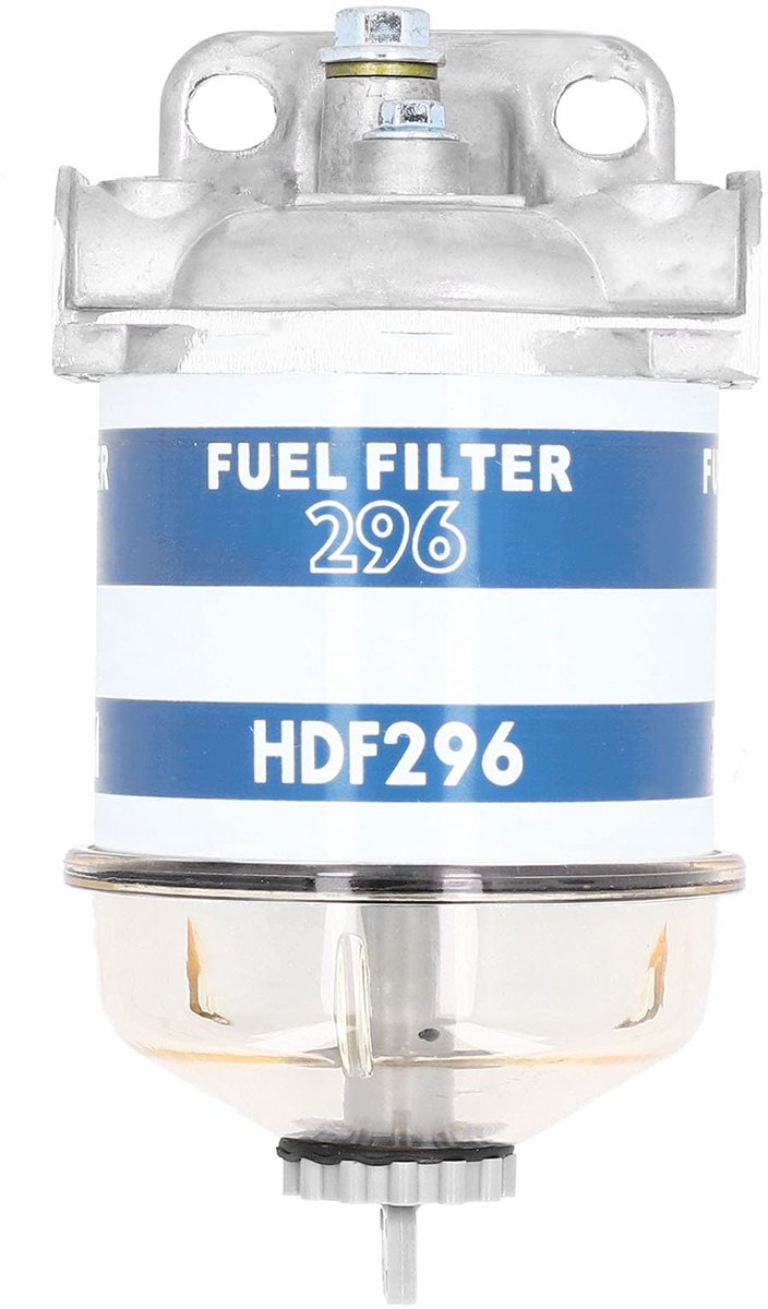 Brandstoffilter Assemblage 7111-296 Geschikt voor Ferguson 133 135 140 145 165 168 175 178 - Hoge Kwaliteit Aluminium