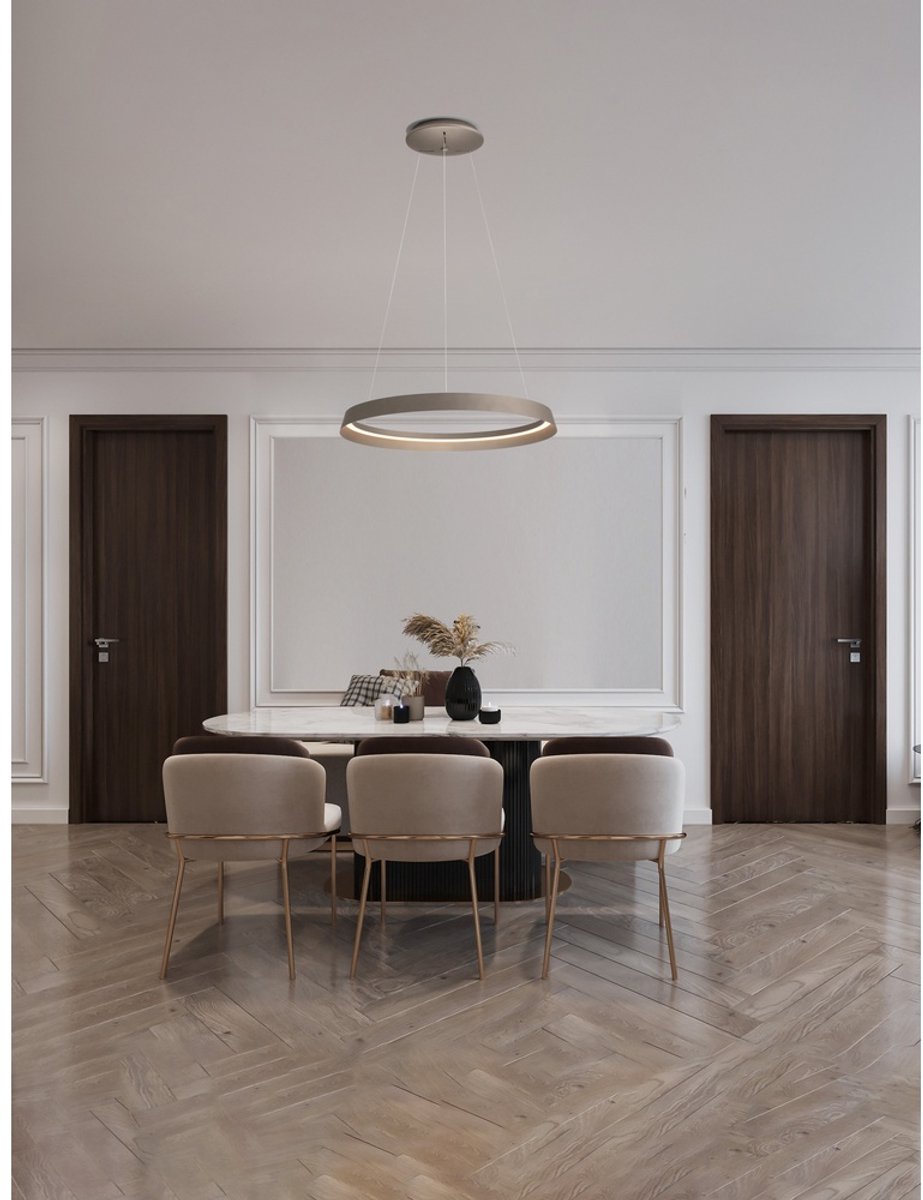 Lyora Design hanglamp Ormi Ø 60cm champagne - 9030523