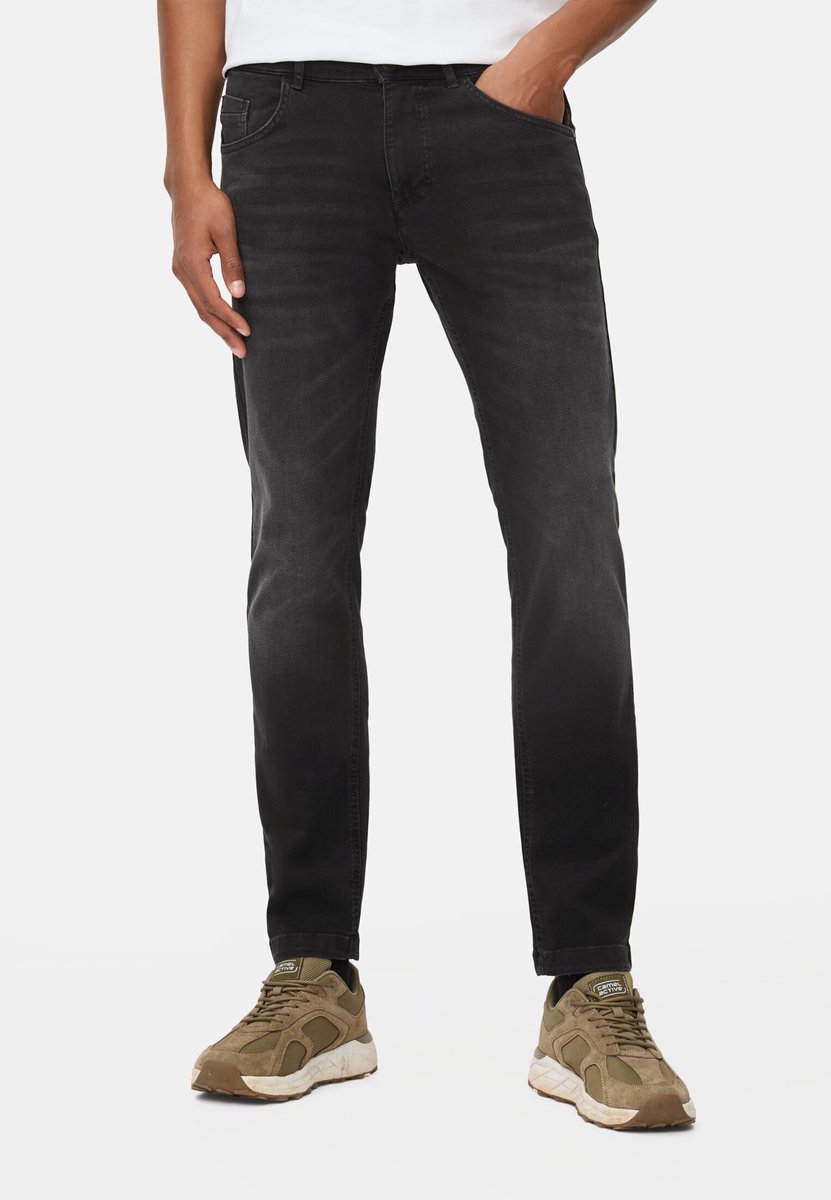 camel active fleXXXactive® slim-fit broek met 5 zakken - Maat menswear-40/32 - Grafiet grijs