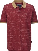 Babista herren Poloshirt - 60/62 - donkerrood - Plus Size