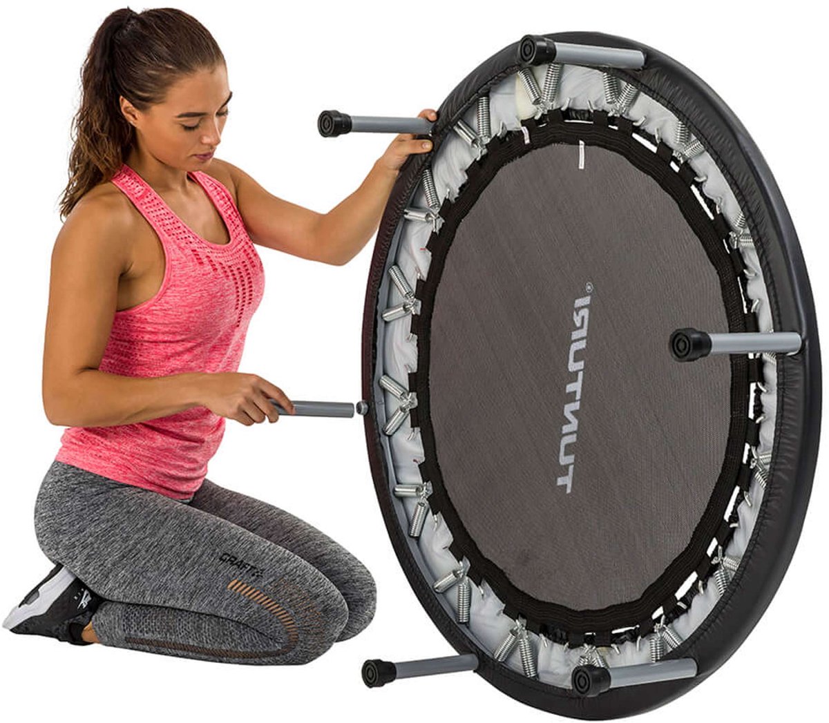 Tunturi Funhop Fitness Trampoline - 95cm springoppervlak - Incl. gratis fitnessapp — afbeelding 6