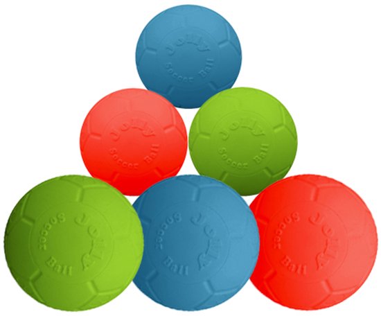Jolly Pets Soccer Ball  -  Jouet pour chien  -  Jouet à rapporter durable  -  Jollyflex plastique trà¨s robuste  -  Jouet flottant pour chien  -  Pour grands chiens  -  à˜20cm - Orange