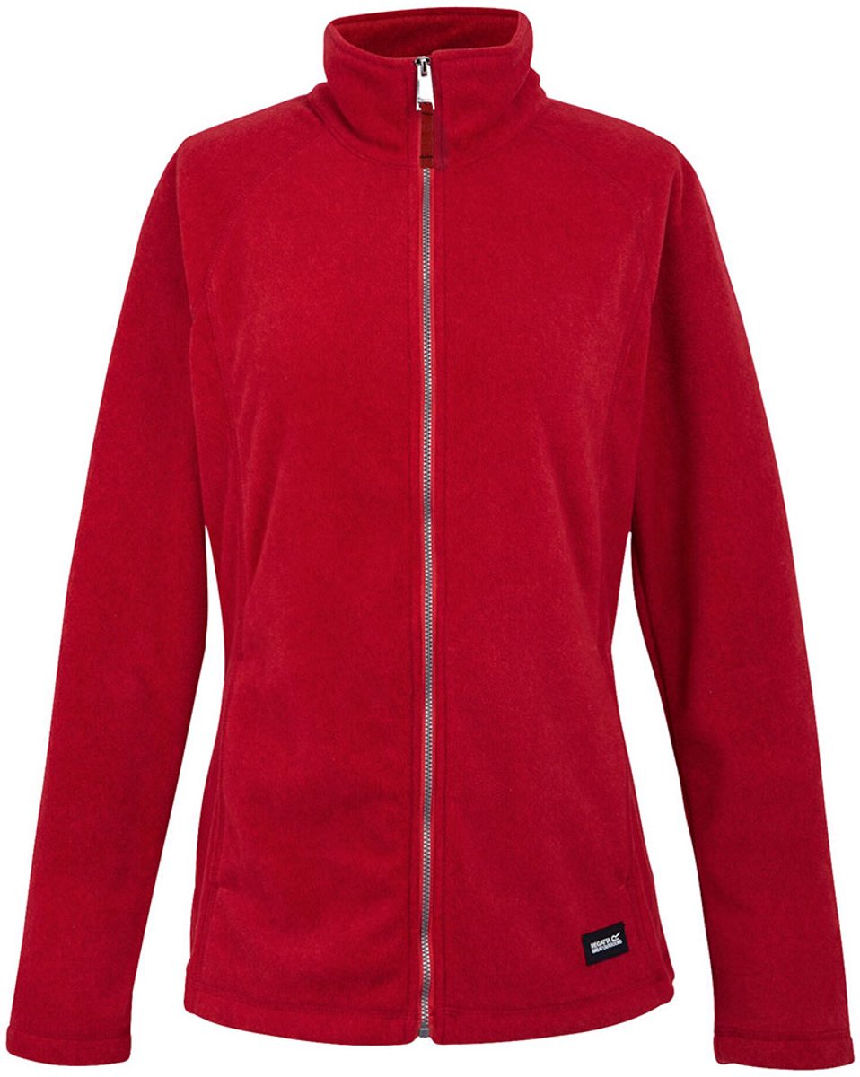 Regatta Mayse Fleece Met Volledige Rits Vrouw Rood