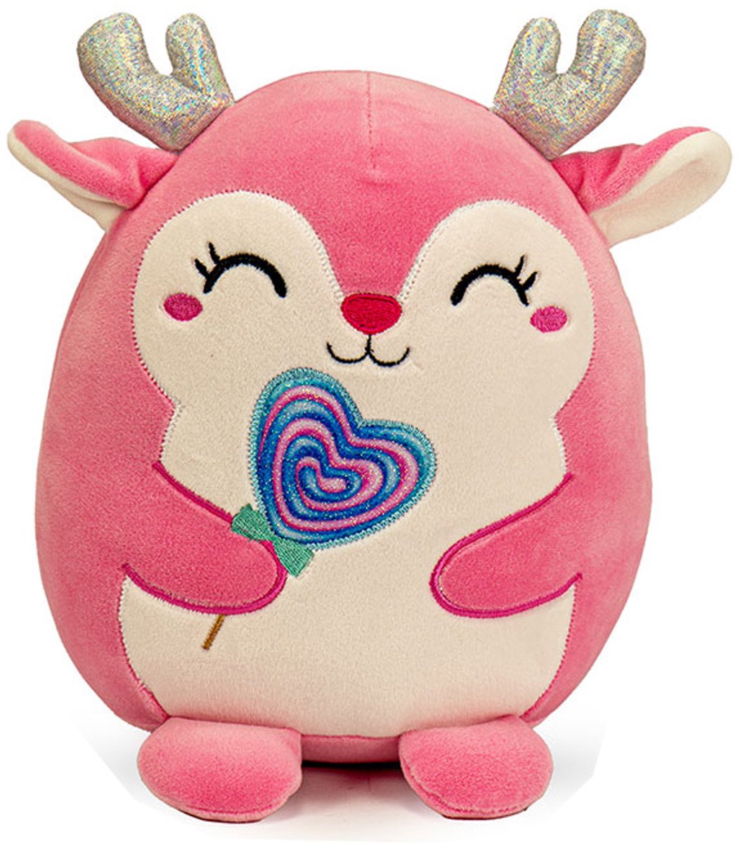 Kawaii - 23cm Deer Met Lolly Knuffel