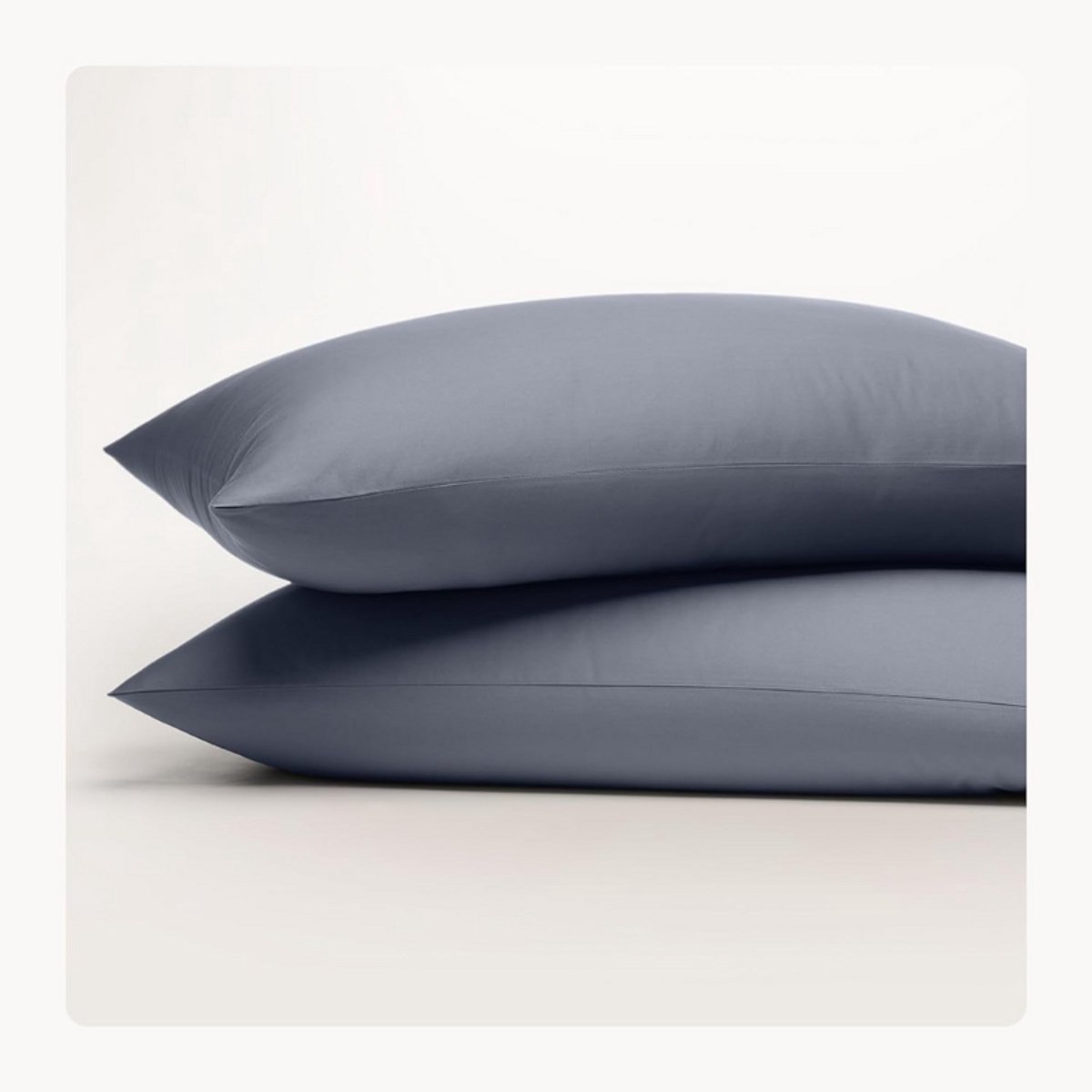 BOG Kussenhoezen Set Van 2 - 60x60cm - Crème - 100% Biologisch Katoen - Oeko-Tex Gecertificeerd - Zacht En Ademend - Met Rits CREAM