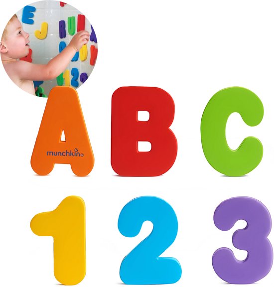 Munchkin Lettres et chiffres pour le bain