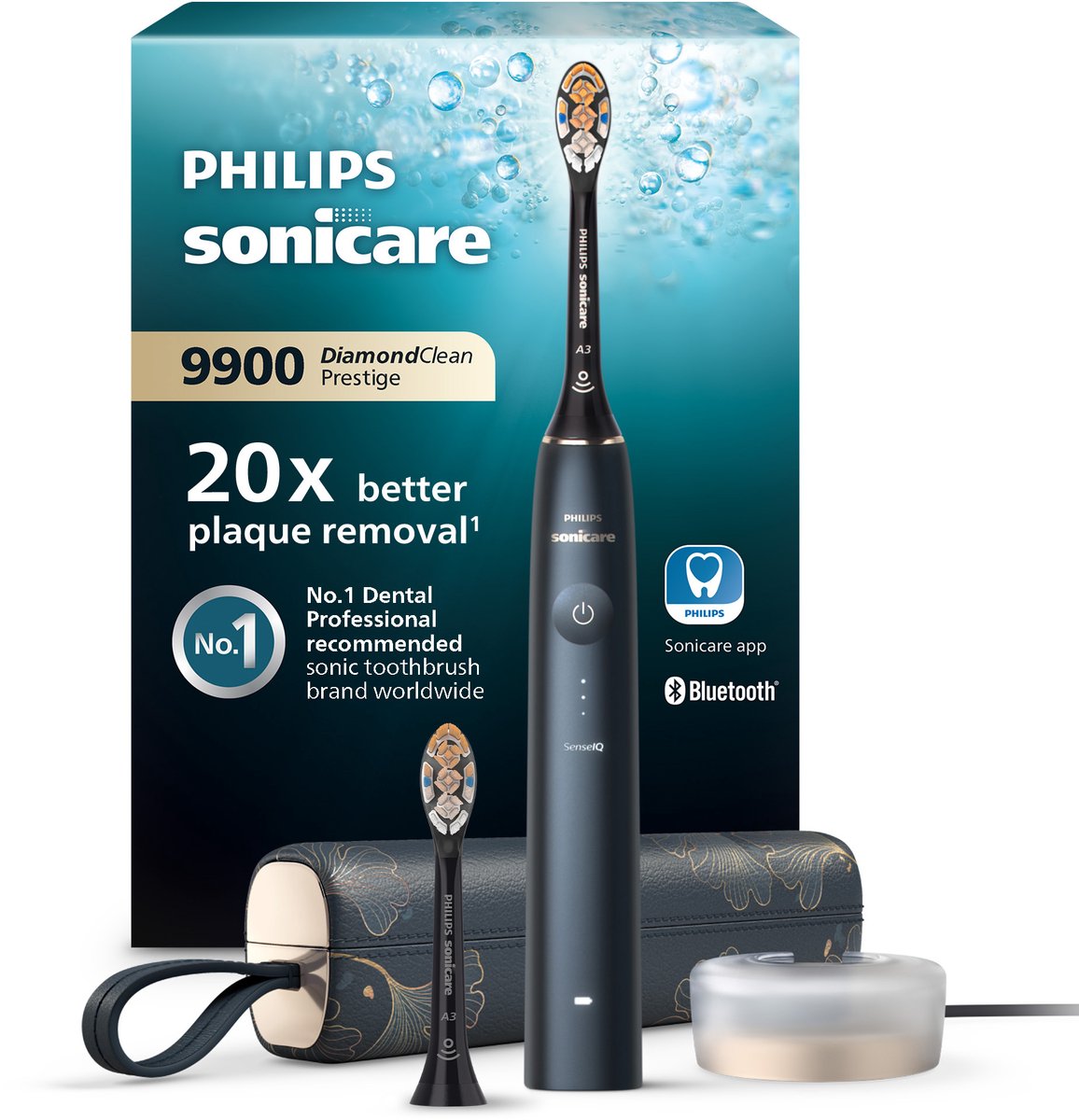 Philips Sonicare Prestige 9900 Met Senseiq Hx9992/42 Elektrische Tandenborstel Blauw