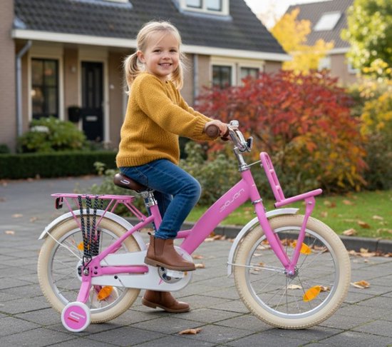 Sajan - Mat-Roze - Meisjesfiets 4 tot 6 jaar van Sajan — afbeelding 2