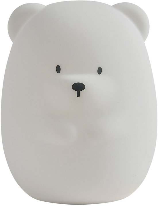 Nattou Silicone - Nachtlamp voor Baby's - Beer - 15 cm