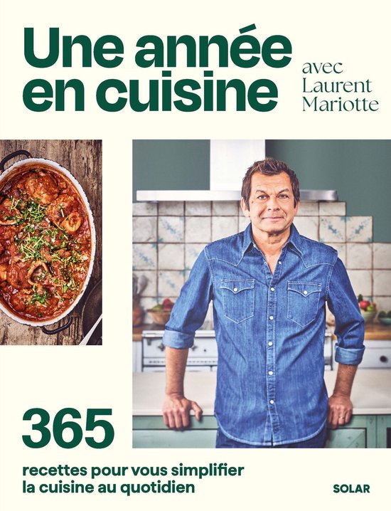 Une année en cuisine avec Laurent Mariotte - cover