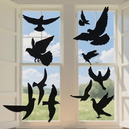 Raamstickers Bloem en Vlinder, Raam Kleefstickers Dubbelzijdig, Regenboog Prismatisch Window Glas Stickers, Glasstickers Zelfklevend Statische, Anti-botsing Raam Kleefstickers voor Vogelbescherming
