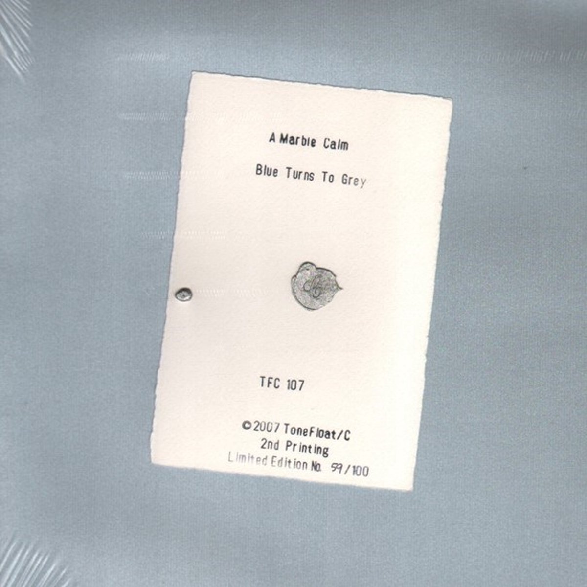 A Marble Calm - Blue Turns To Grey (LP) (Coloured Vinyl)