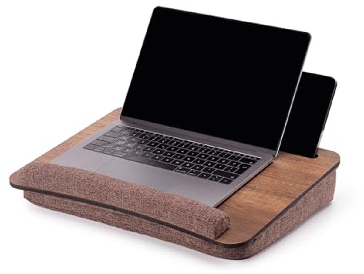 Multifunctionele Houten Laptop Tray - Ideaal voor Bed en Bank