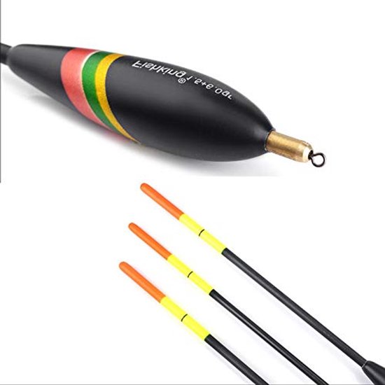 Fishing Floats, Fishing Floats, Fishing Accessories Floats, Wooden Fishing Set, 1.5 + 6 g, 1.5 + 5 g, 1.5 + 4 g, for Professional Fishing Tool, 3 Pieces — afbeelding 2