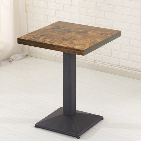 PIPIPOXER bistrotafel bartafel bijzettafel tuintafel MDF 60*60*75cm Retro