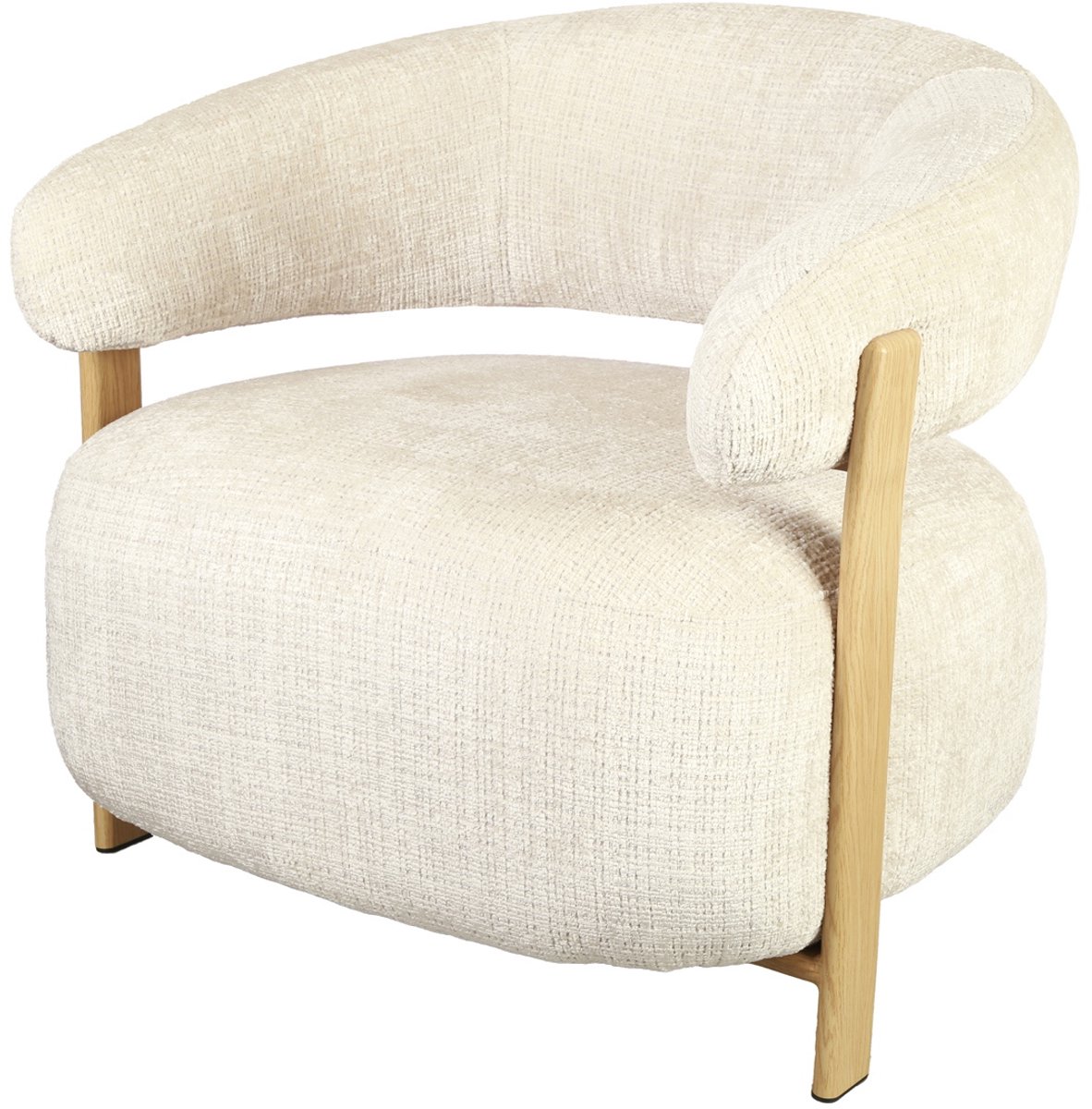DÉJA Living Fauteuil Kalmar - Beige/Naturel Stof - 76x71x70cm