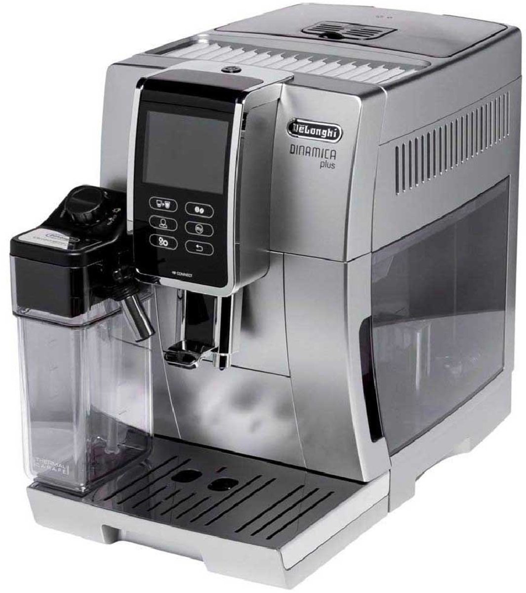 DeLonghi Ecam 370.95.S Vrijstaand Combinatiekoffiemachine Zilver 2 kopjes Volledig automatisch