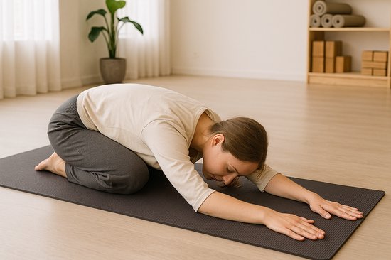 Pierre Sports - Yogamat donkergrijs - 50% recycled polyester - gemaakt in Europa - goede grip van Pierre Sports — afbeelding 3