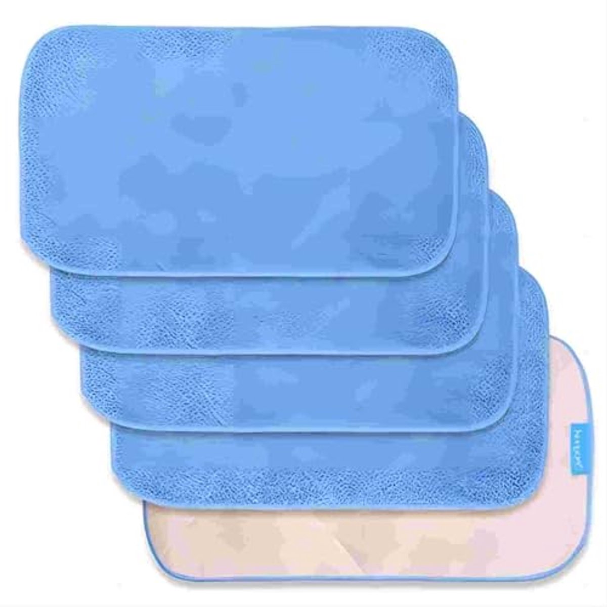 5-pack Microfiber Mop Doek Vullingen – Dubbelzijdig Voor Nat en Droog Dweilen
