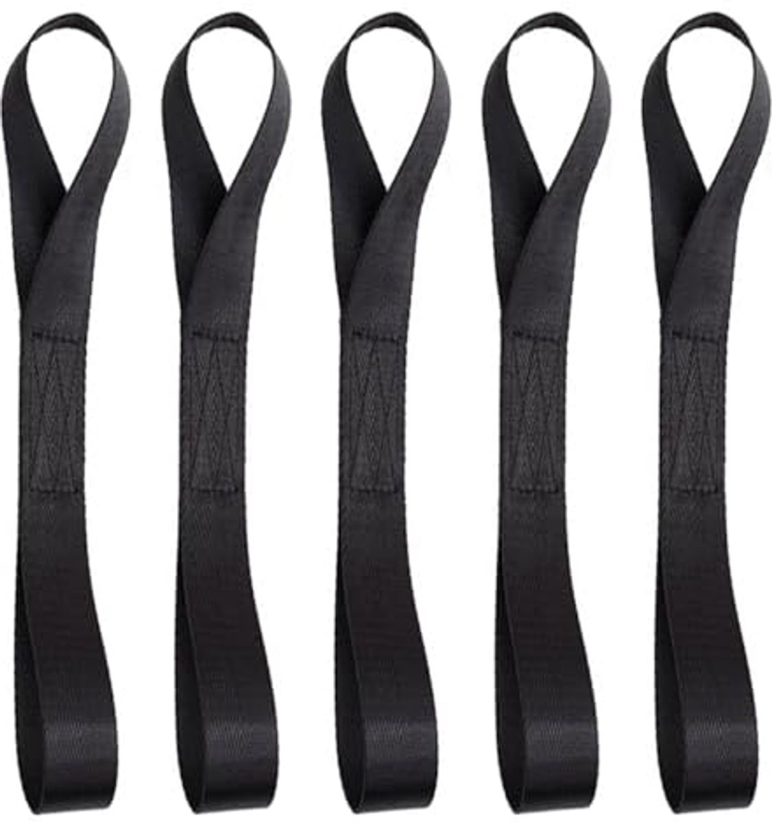 Dubbele Lussen Sjorlussen - 5 Stuks, 20 x 2,5 cm, Duurzaam en Betrouwbaar voor Fietsen en Motoren