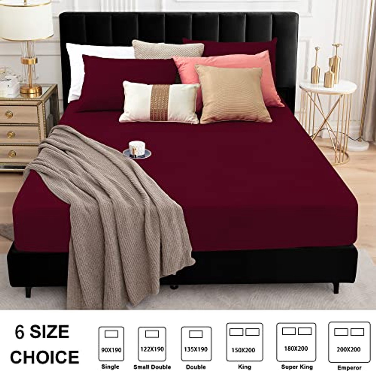 Waterdichte Matraskoffer - Kingsize met 30 cm Diepe Zak - Hoeslaken Stijl