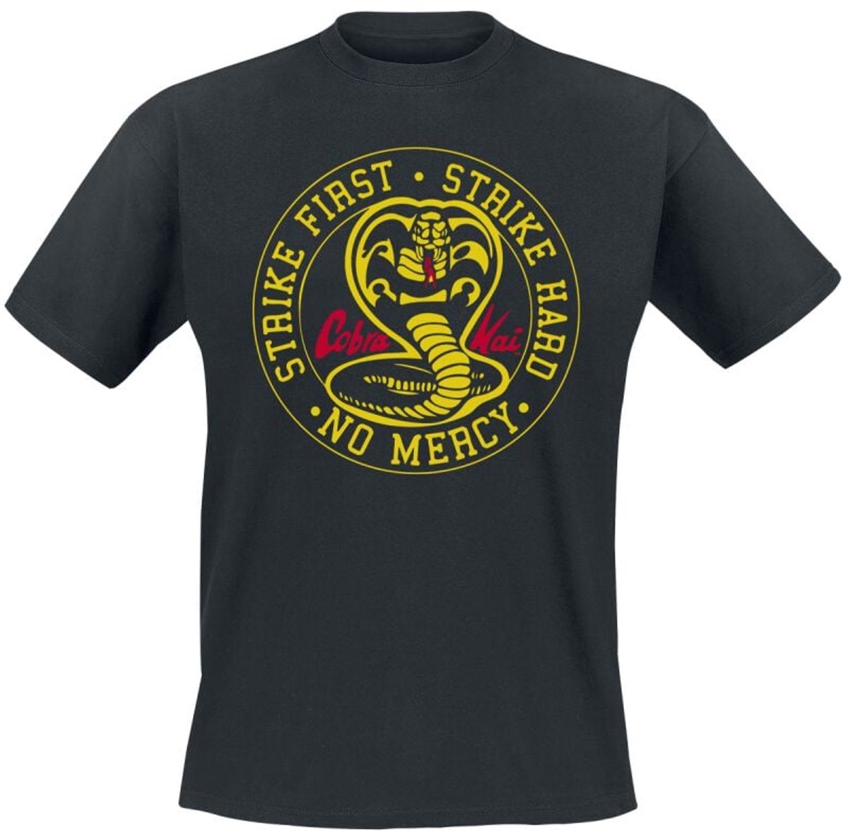 Cobra Kai Cobra Kai Round Patch Heren T-shirt - zwart - 4XL