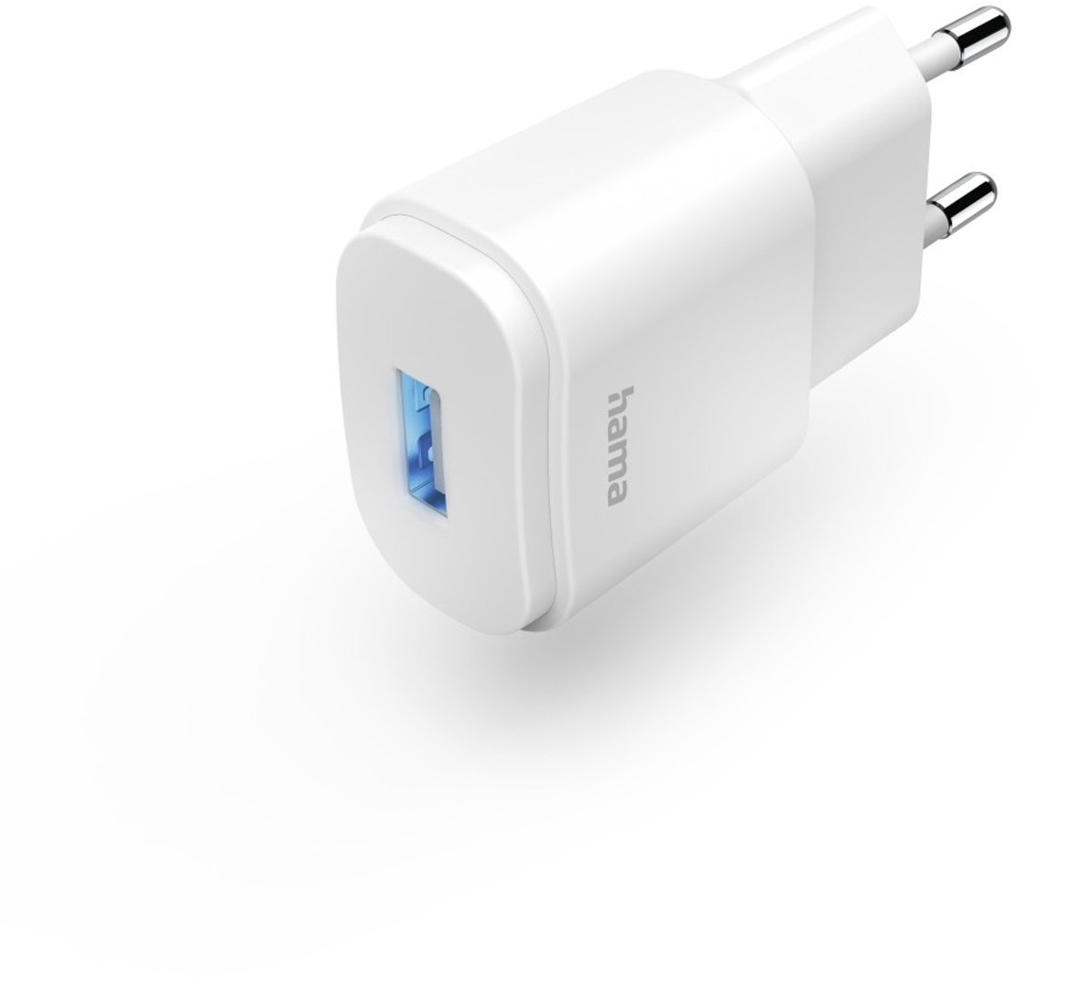 Hama Oplader - USB-A Adapter - Muurlader - Wandlader - 6 W - Geschikt voor Smartphone en Tablet - Wit