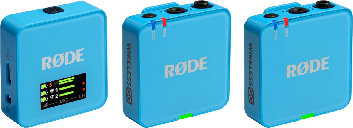 Rode Wireless GO Gen 3 Blauw