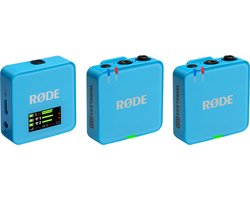 RØDE Wireless Go III - Blauw - Draadloos Microfoon Systeem