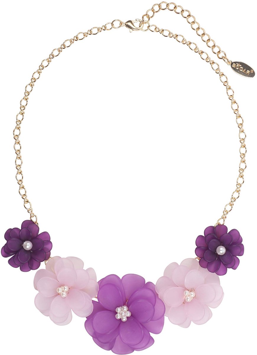 newest acrylic pendant collar flower fashion-statement choker necklace for women