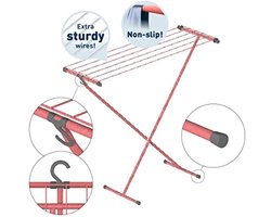 Compacte Wasdroger met Opberghaken – Ruimtebesparend en Stabiliteit – 5,5 m Droogoppervlak