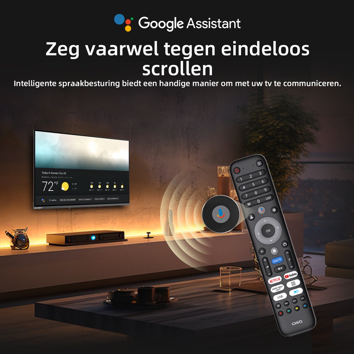 CHiQ U43QM10V 43" 4K QLED Smart TV - Dolby Audio thumbnail 7