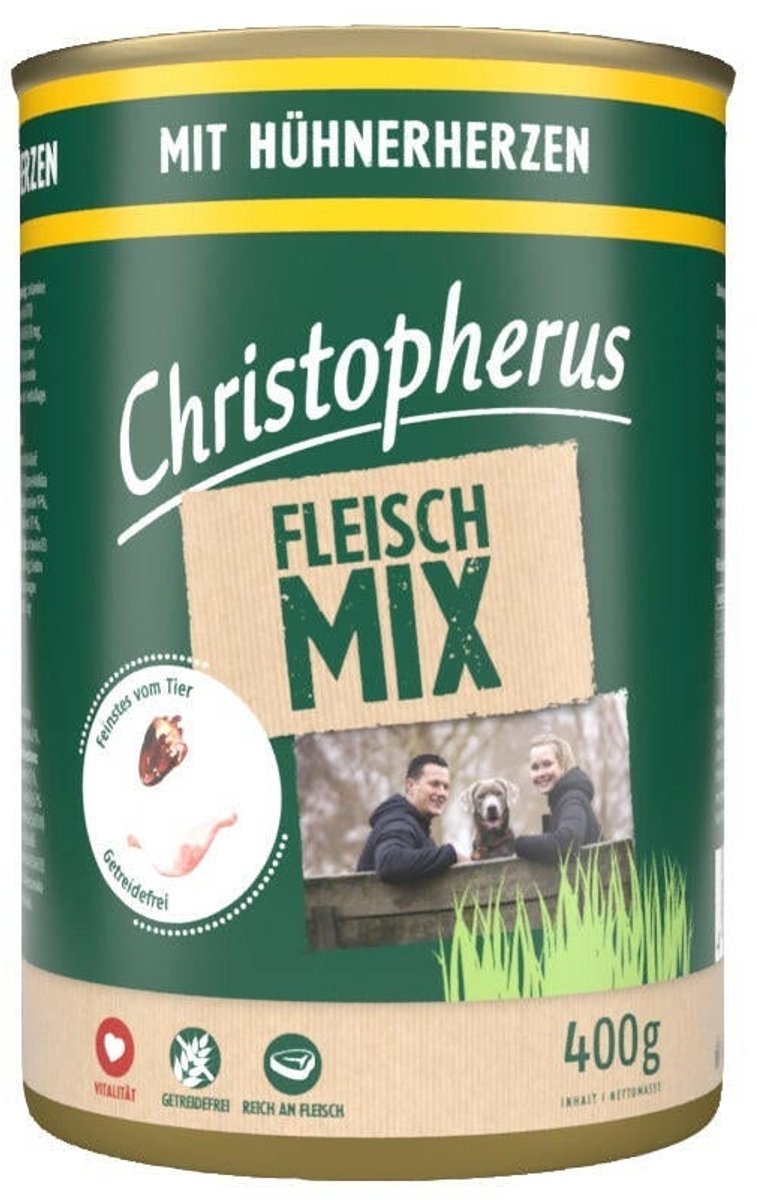 Christopherus Christopherus vleesmix 6x400g - met kippenhartjes