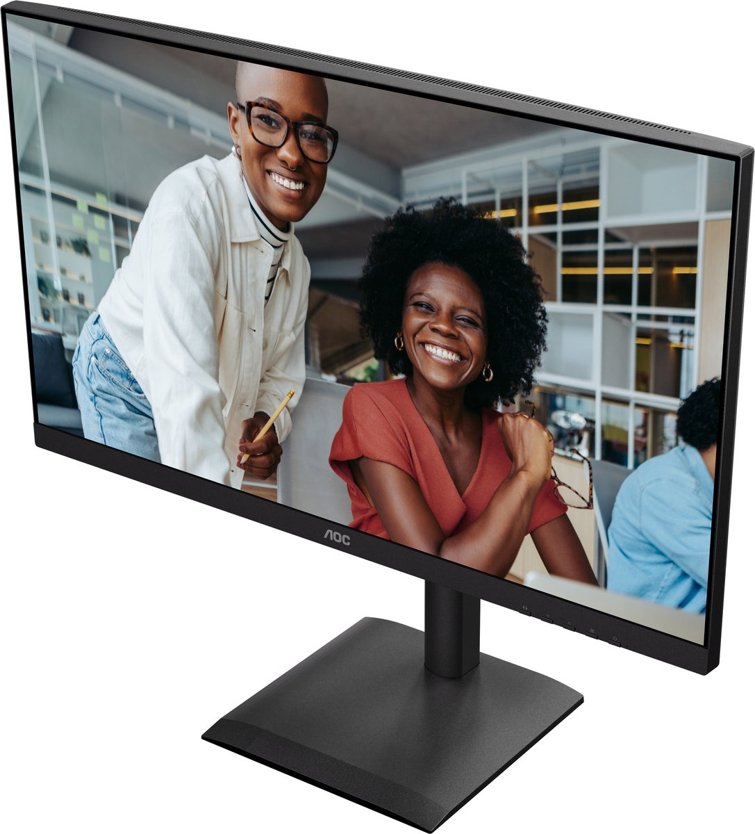 AOC – U27E4CV – 27 inch 4K UHD monitor – IPS – USB-C hub thumbnail 3
