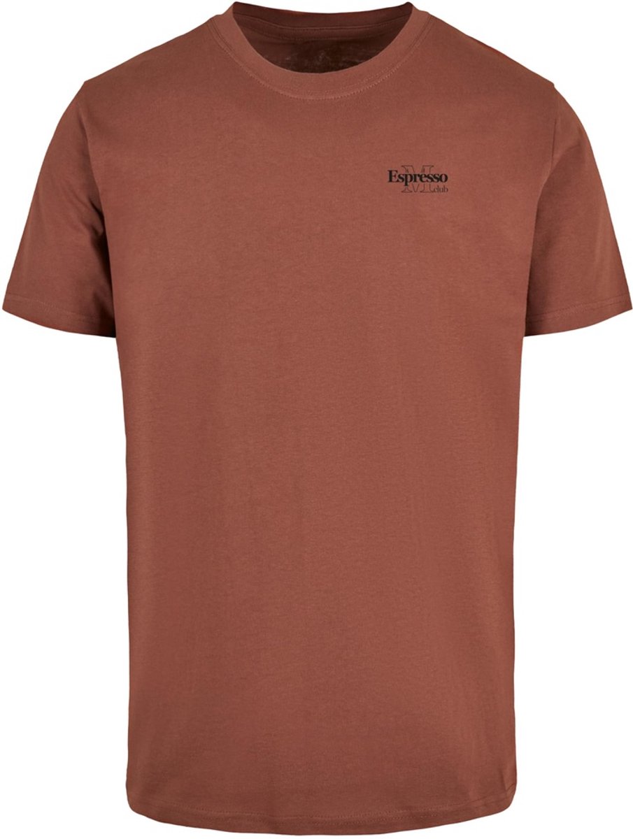 Mister Tee Espresso M Club Heren Tshirt XL Bruin