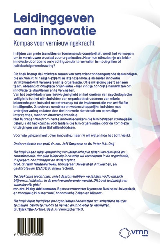 Leidinggeven aan innovatie