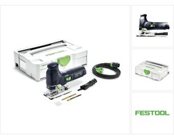 Festool TRION PS 300 EQ-Plus pendelzaag 720 W ( 576615 ) + 2x zaagblad + splinterbescherming + systainer - Opvolger van 561445