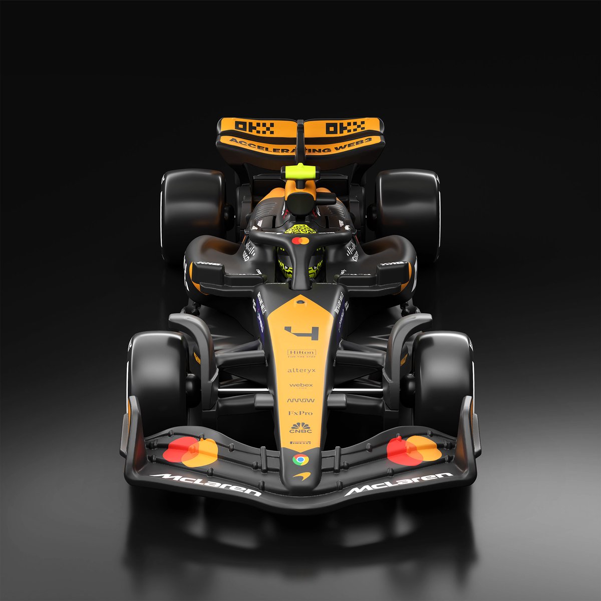 Hot Wheels Premium Metalen Formule 1 Verzamelbaar Speelgoed Raceauto - Lando Norris McLaren — afbeelding 6