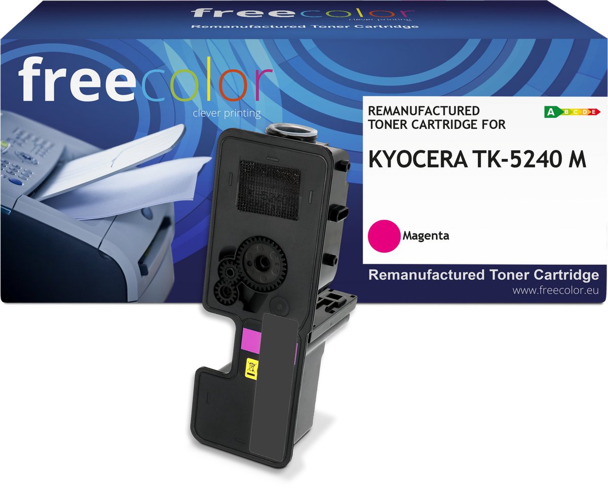 Freecolor - Vervangt Kyocera TK-5240M (1T02R7BNL0) Toner - Magenta - 3.000 pagina's - Compatible