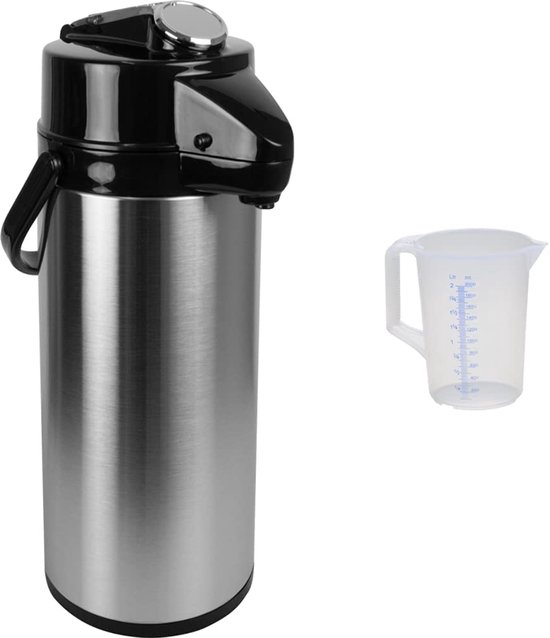 Distributeur Eau Chaude Saro 317 20-2076 Insulated Car Airpot 2.2 Litre S/S Distributeur De Boisson