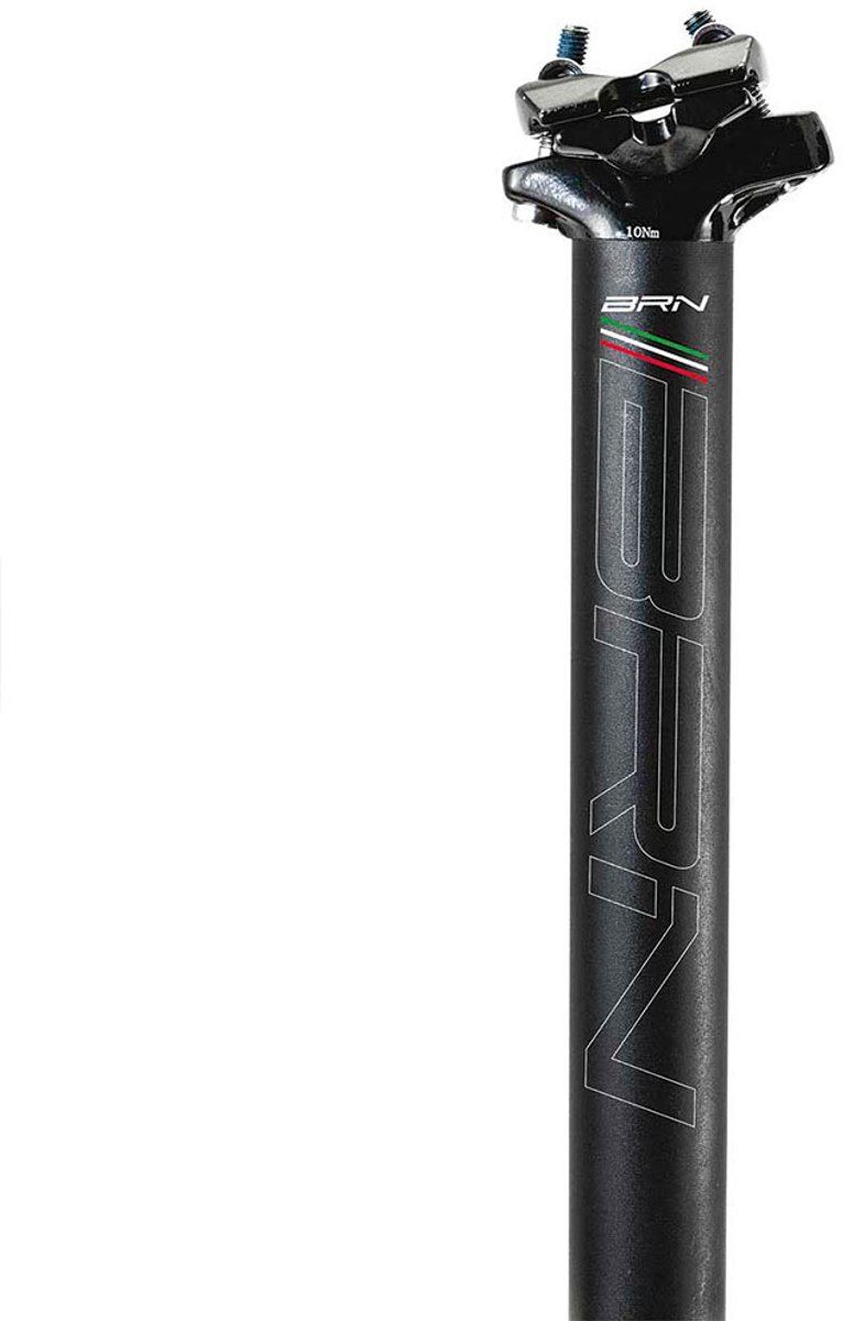 Brn Straight Zadelpen Zilver 400 mm / 27.2 mm
