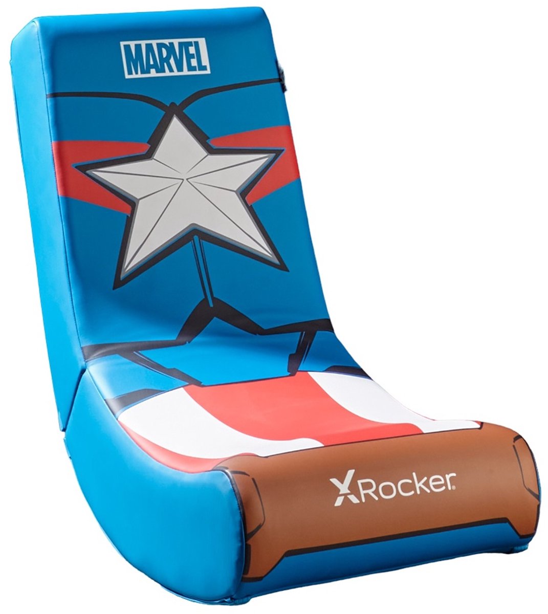 X-Rocker Gaming Stoel Marvel Captain America Blauw 6-12 jaar