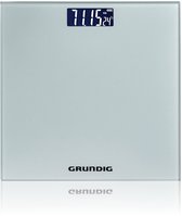 Grundig Digitale Personen Weegschaal - Weegschaal tot 180kg - Personenweegschaal meet in kg/lb - Precisieweegschaal tot 500gr Nauwkeurig - met Digitaal Display - Zwart - Glas