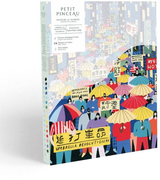 Doos van Paris schilderen op nummer