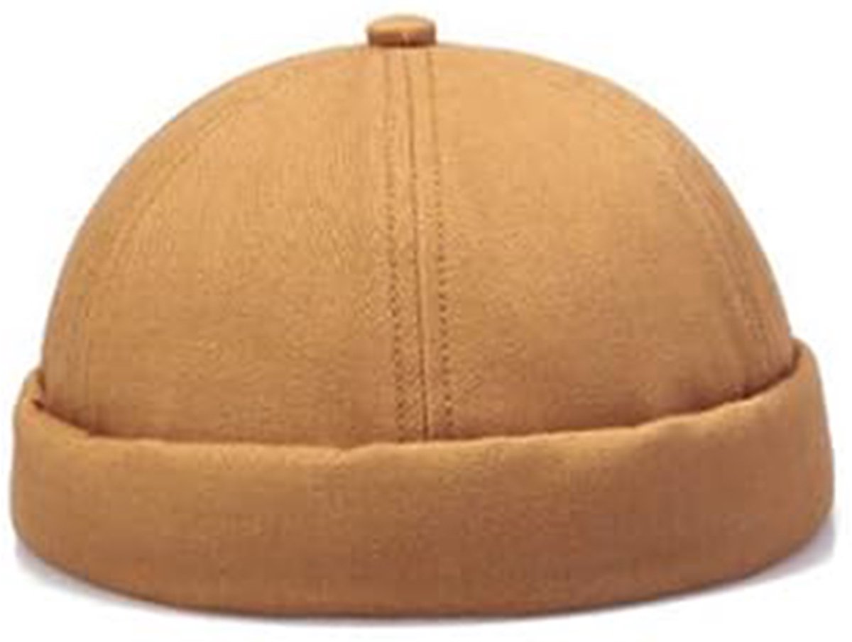 Heren Hoofddoek-Velours-Zwart-21x15x3 cm-Multifunctionele Hoed
