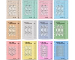 48PCS Budget Binder - Savings Challenge Trackers - A6 Cash Organizer Book - Money Saving Wallet Cards - Budget Planner Accessories